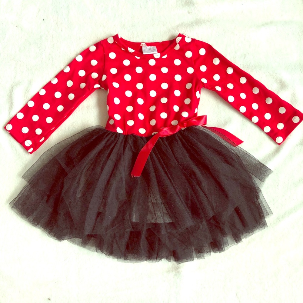 Polka dot tutu dress
